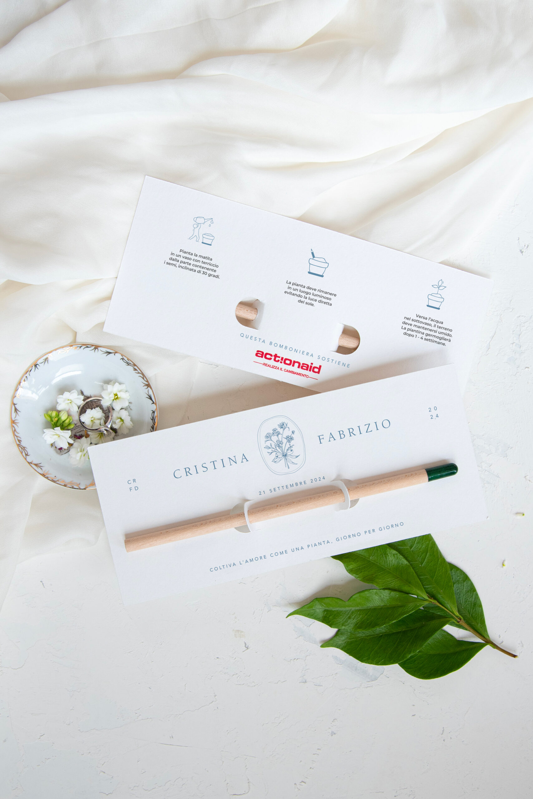 Matita Semi Fiori Classici Matrimionio