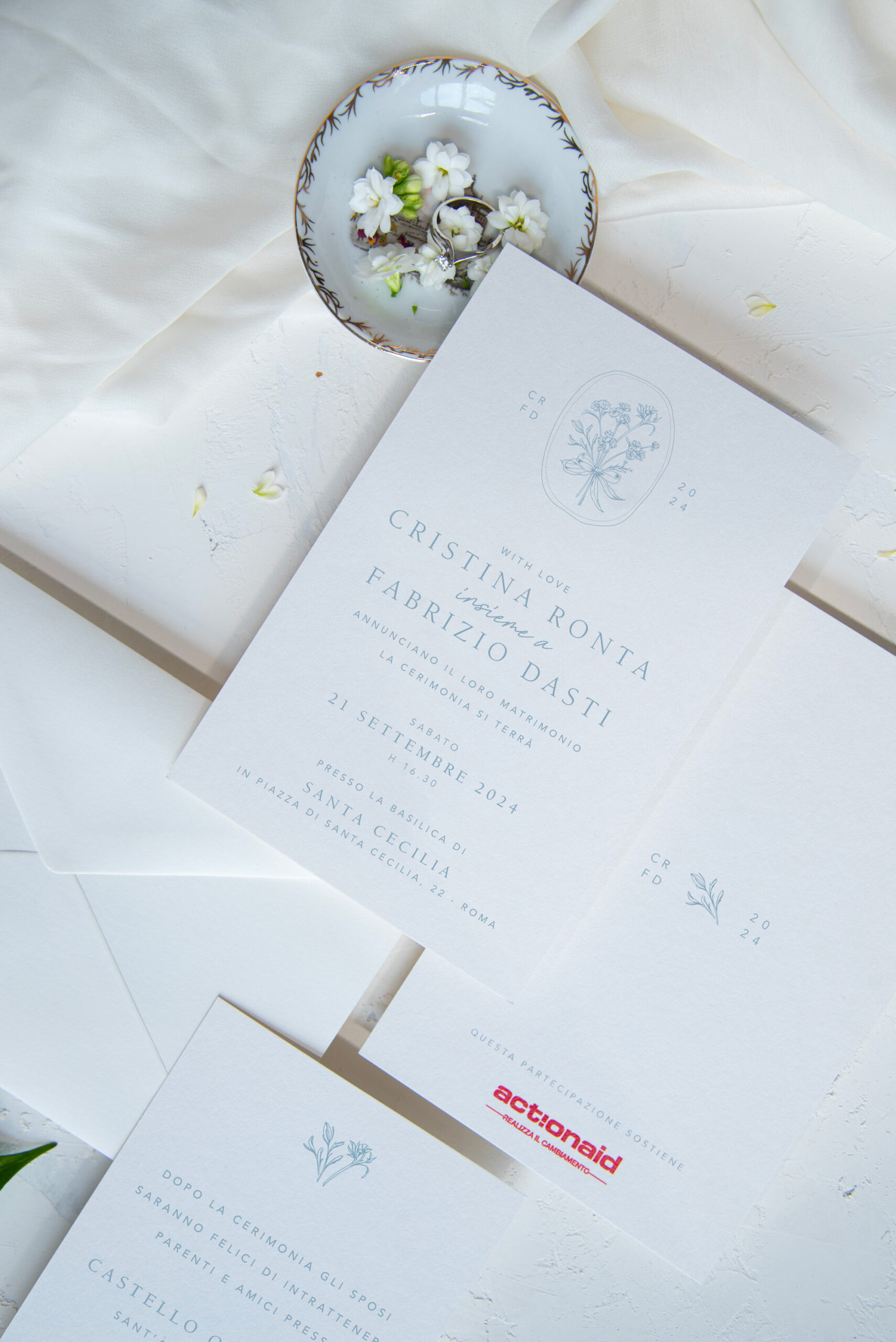 Partecipazione Fiori Classici