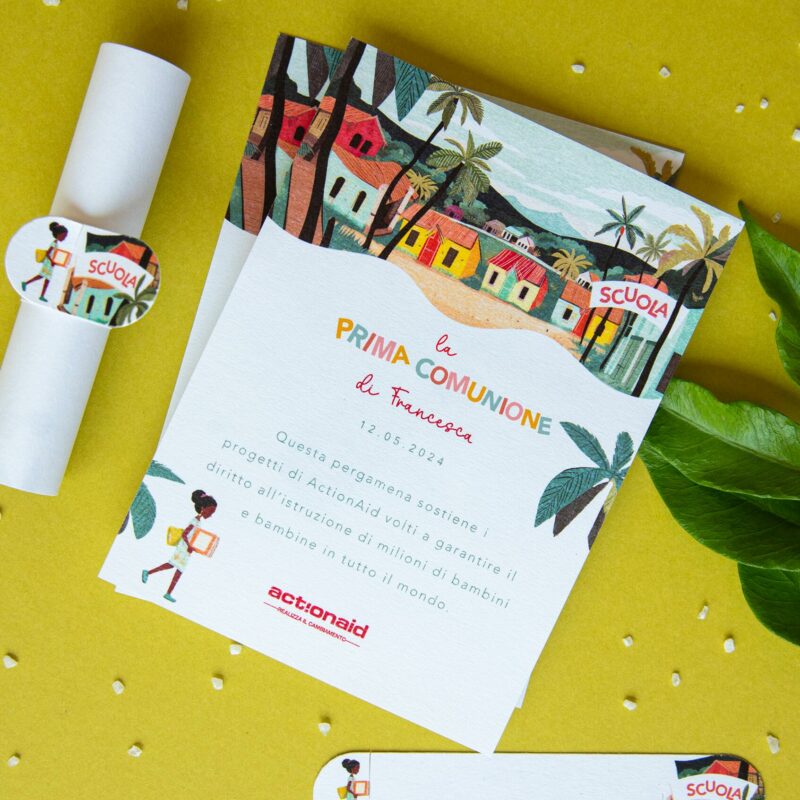 Pergamena Bimba a Scuola Comunione