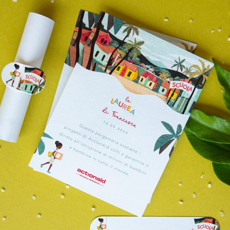 Pergamena Bimba a Scuola Laurea