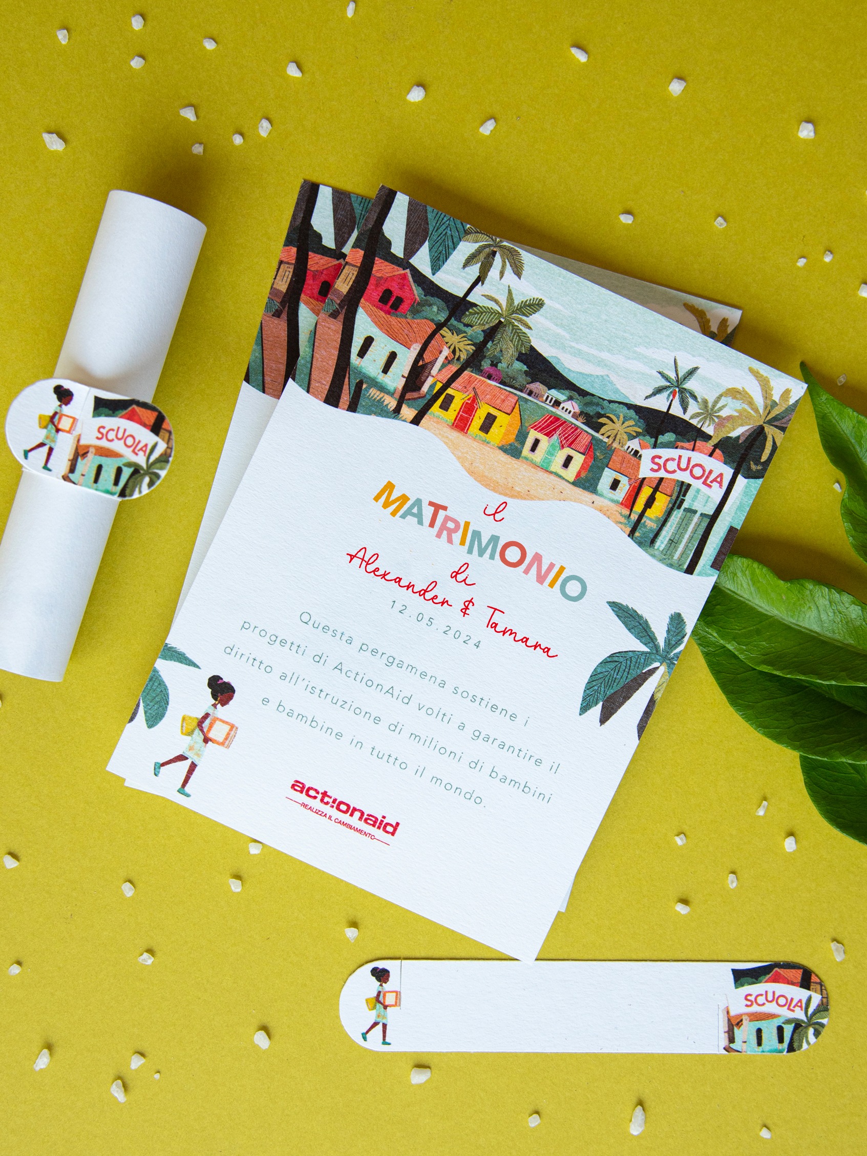 Pergamena Bimba a Scuola Matrimonio