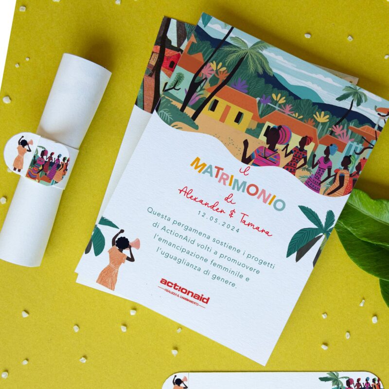 Pergamena Voce alle Donne Matrimonio